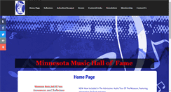 Desktop Screenshot of mnmusichalloffame.org